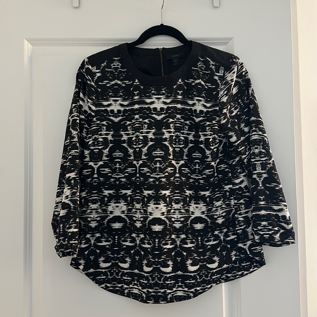 J. Crew Patterned Top